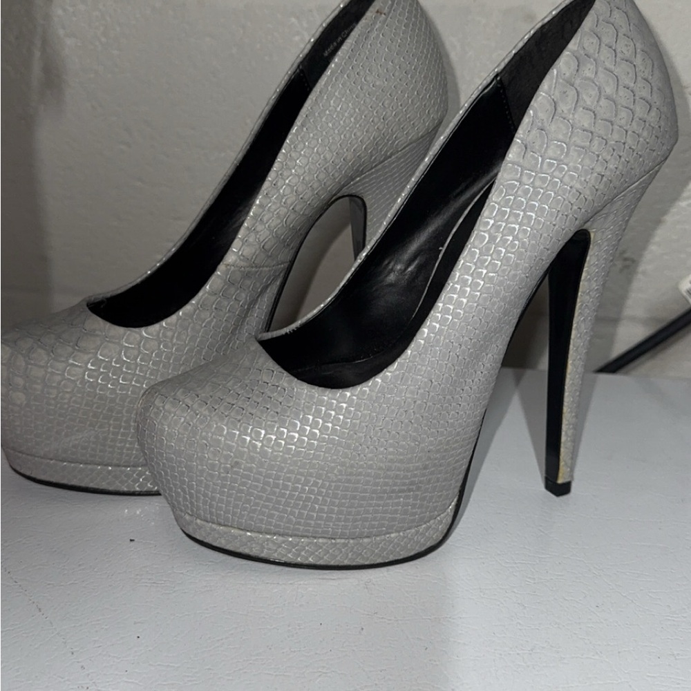 Call It Spring Gray Platform Pumps
